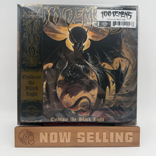 100 Demons - Embrace The Black Light Vinyl LP Onyx Marble