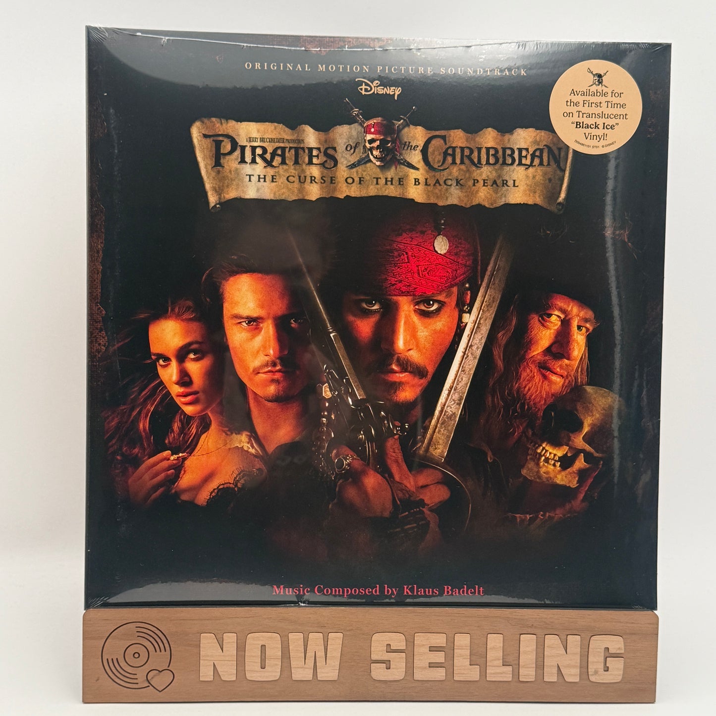 Pirates Of The Caribbean: The Curse Of The Black Pearl Soundtrack Vinyl LP Black Ice SEALED