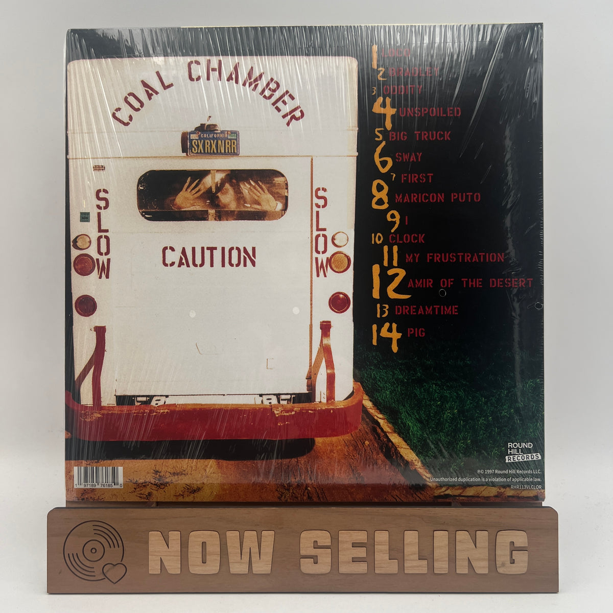 Coal Chamber Self Titled Vinyl LP Reissue SEALED Clear Orange