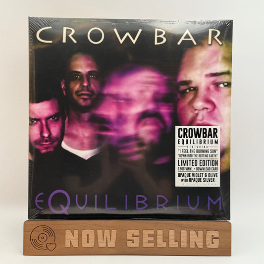 Crowbar - Equilibrium Vinyl LP Violet & Olive w/ Silver SEALED