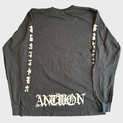 Antwon Skull Flower Long Sleeve T-Shirt Size L Hip Hop Rap Lil Ugly Mane