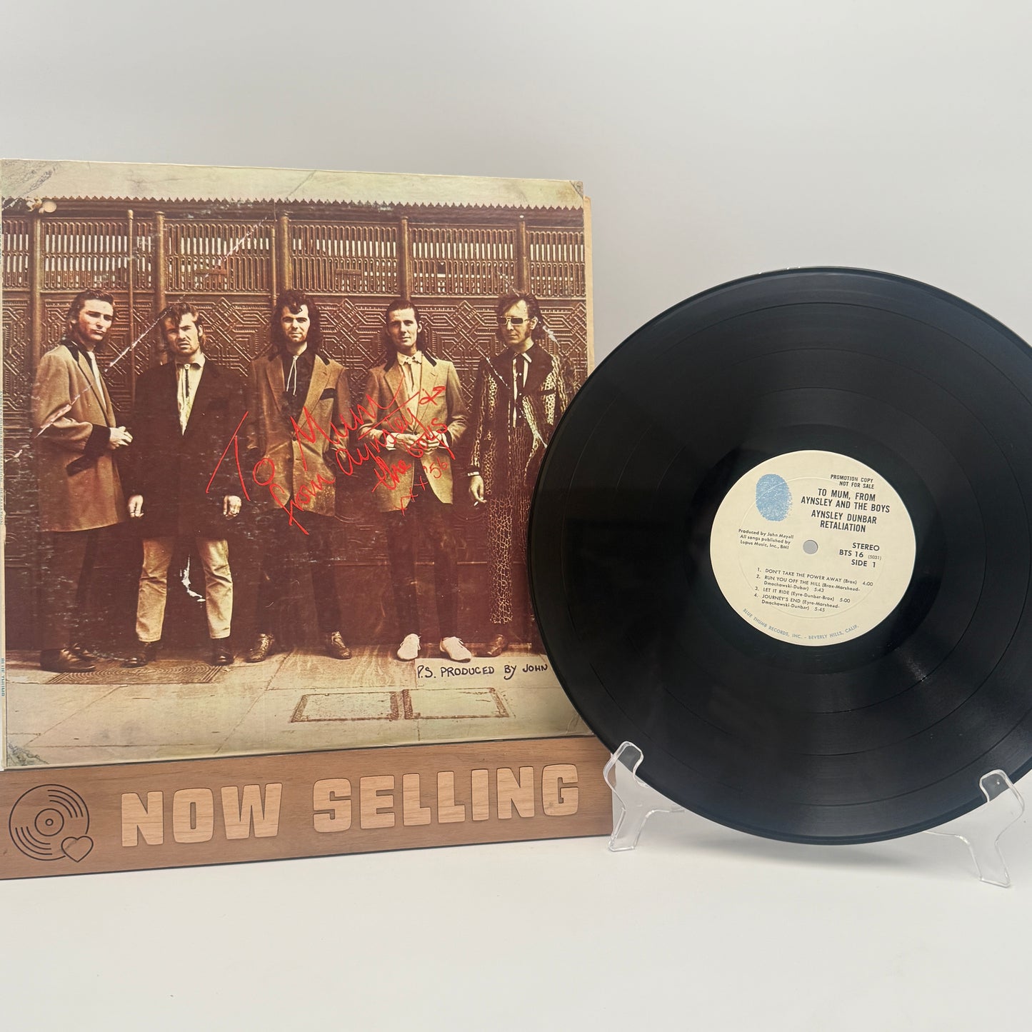 The Aynsley Dunbar Retaliation - To Mum From Aynsley And The Boys Vinyl LP 1st Press Monarch