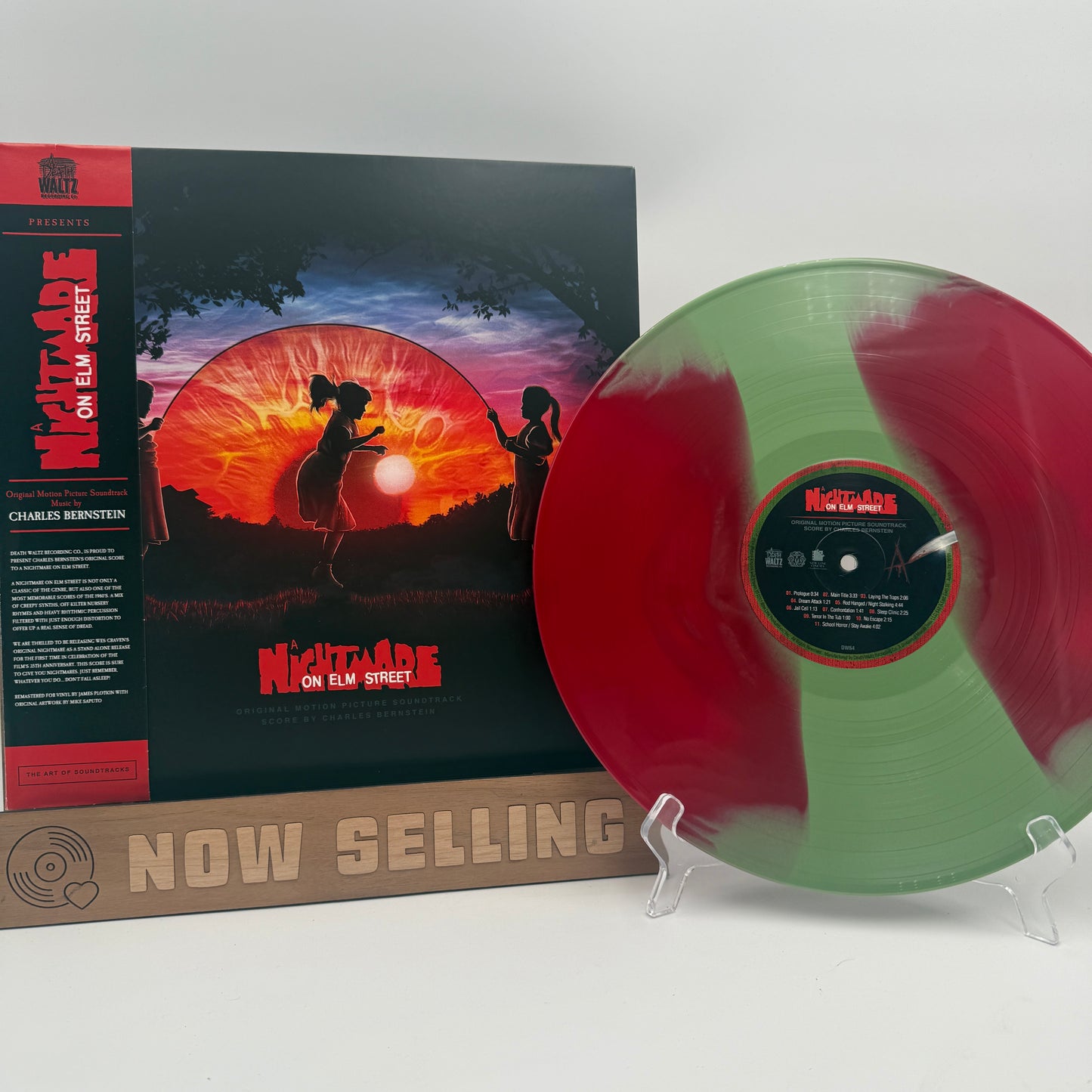 A Nightmare On Elm Street Soundtrack Vinyl LP Freddy's Sweater Red Green Stripe Mondo