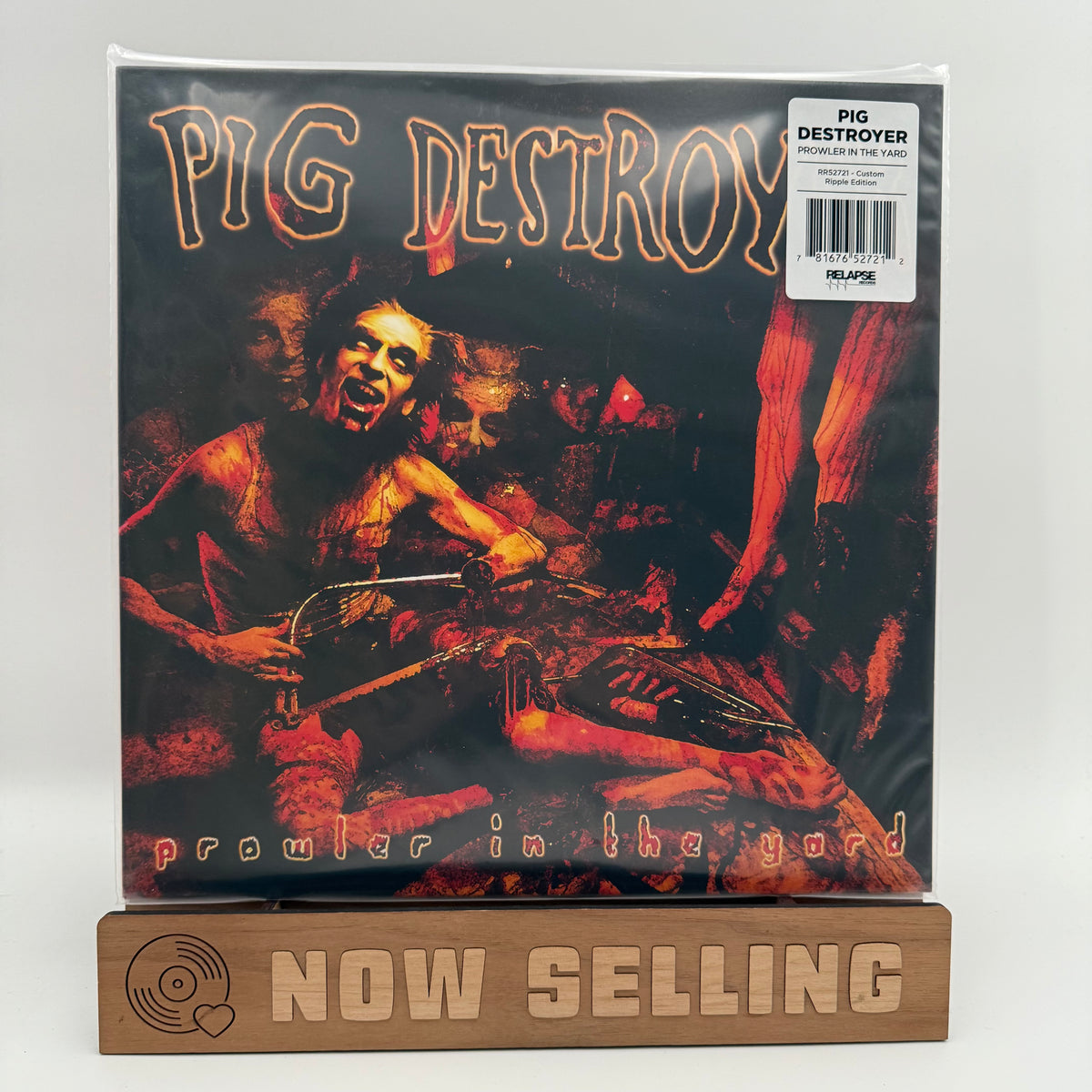 Pig Destroyer Prowler In The Yard Vinyl LP Oxblood Black Ripple Effe pig-destroyer-prowler-in-the-yard-vinyl-lp-oxblood-black-ripple-effe