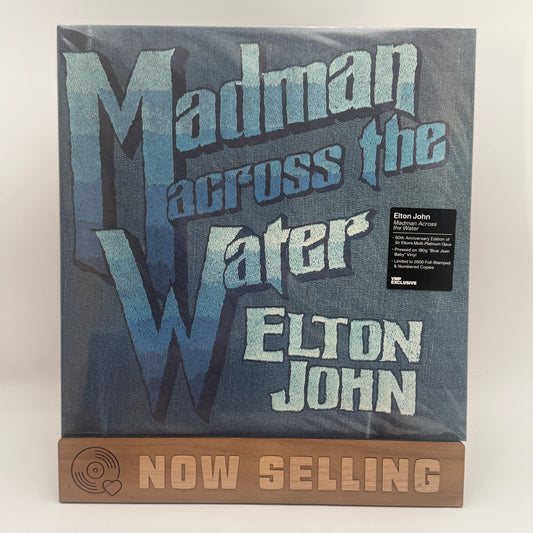 Elton John - Madman Across The Water Vinyl LP Blue Jean Vinyl Me Please VMP