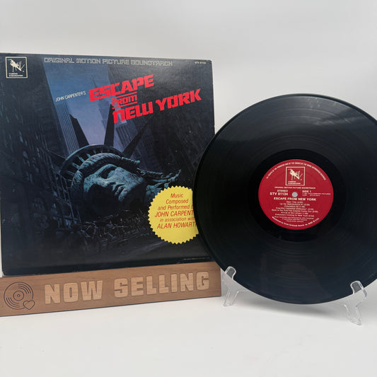 Escape From New York Soundtrack Vinyl LP Original 1st Press John Carpenter