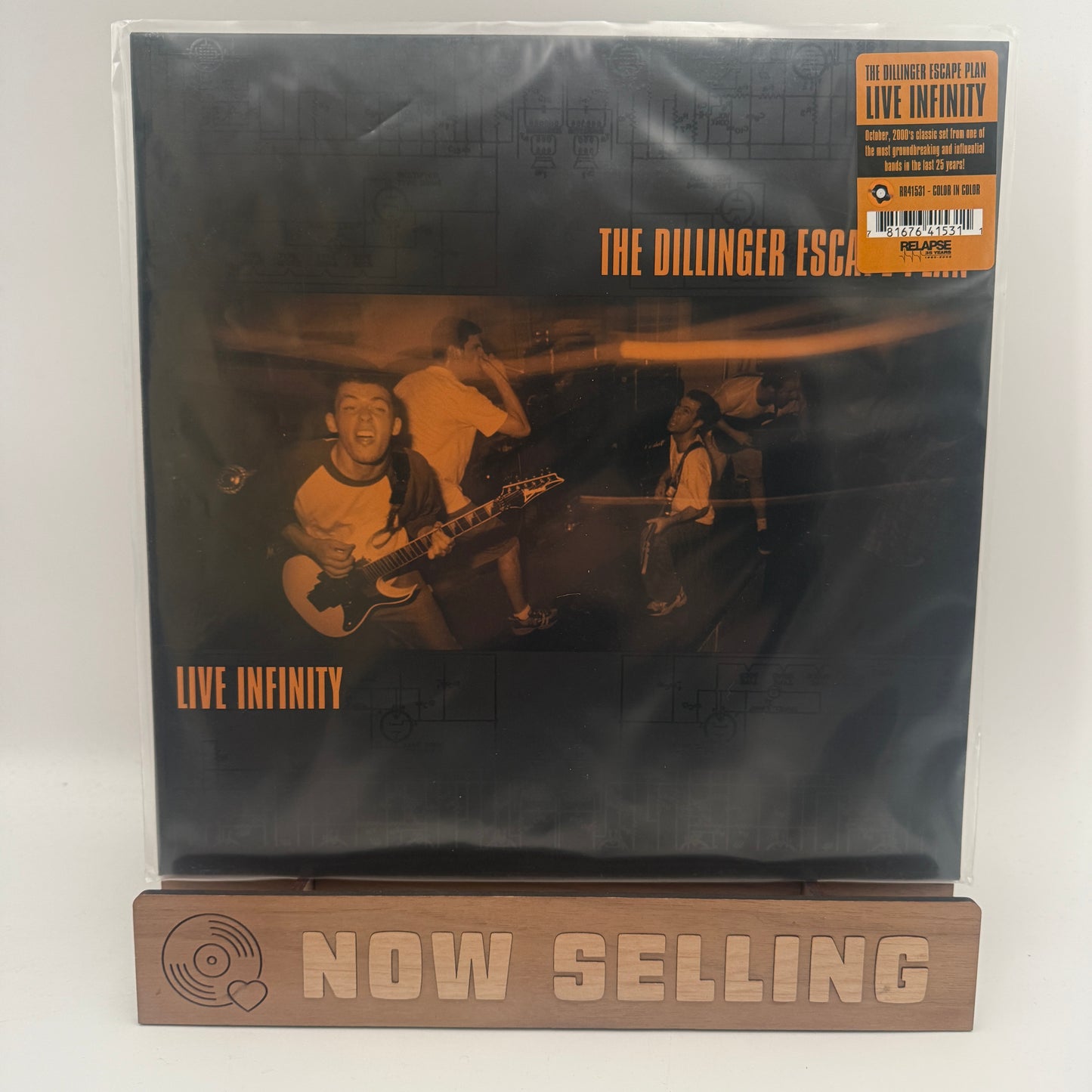 The Dillinger Escape Plan - Live Infinity Vinyl LP Black In Orange Calculating Infinity