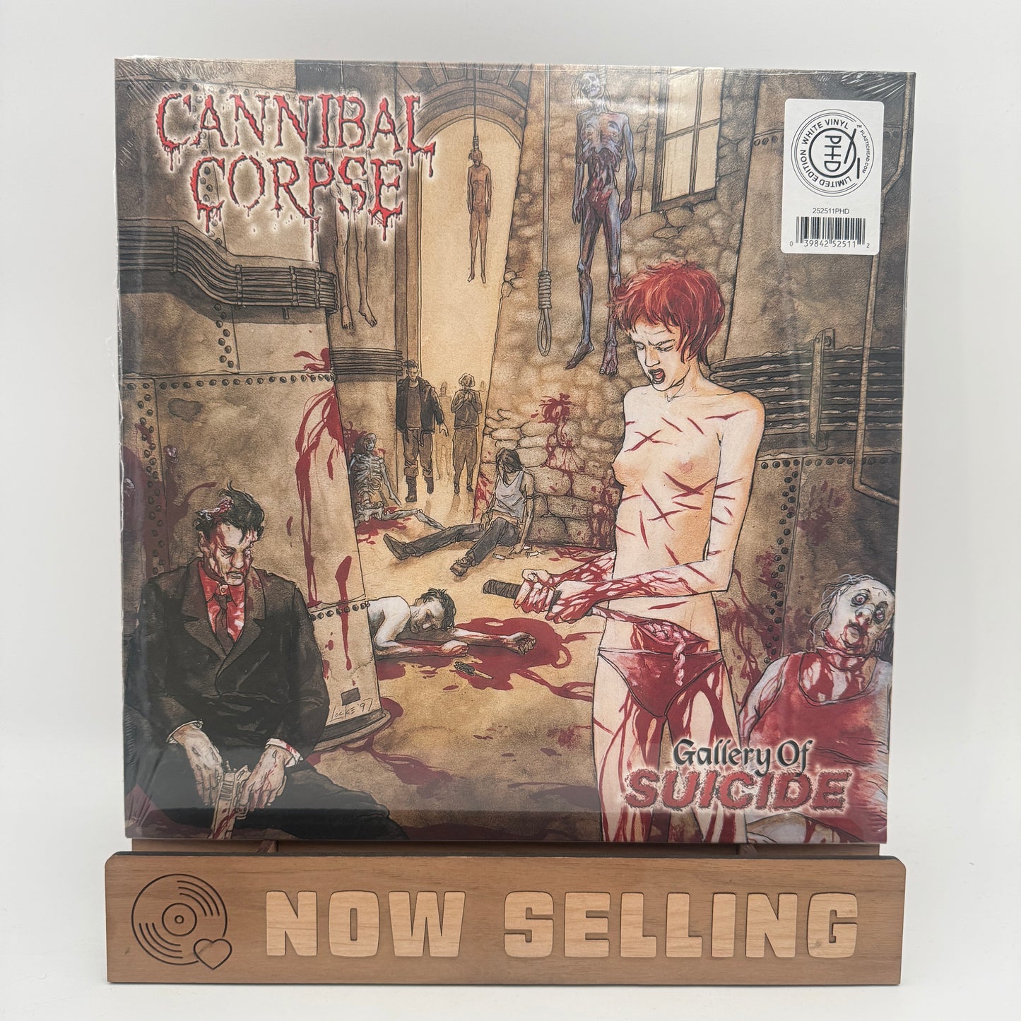 Cannibal Corpse - Gallery Of Suicide Vinyl LP Reissue White SEALED