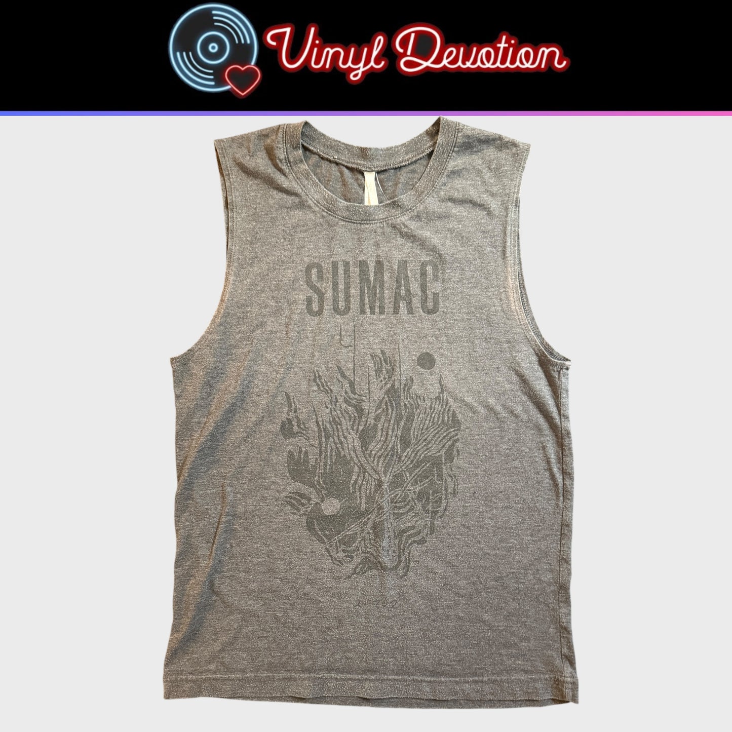 Keiji Haino + Sumac Band Dark Gray Tank Top Size S