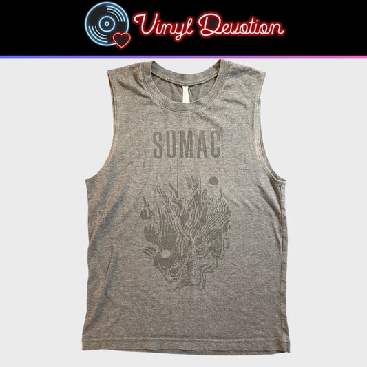 Keiji Haino + Sumac Band Dark Gray Tank Top Size S