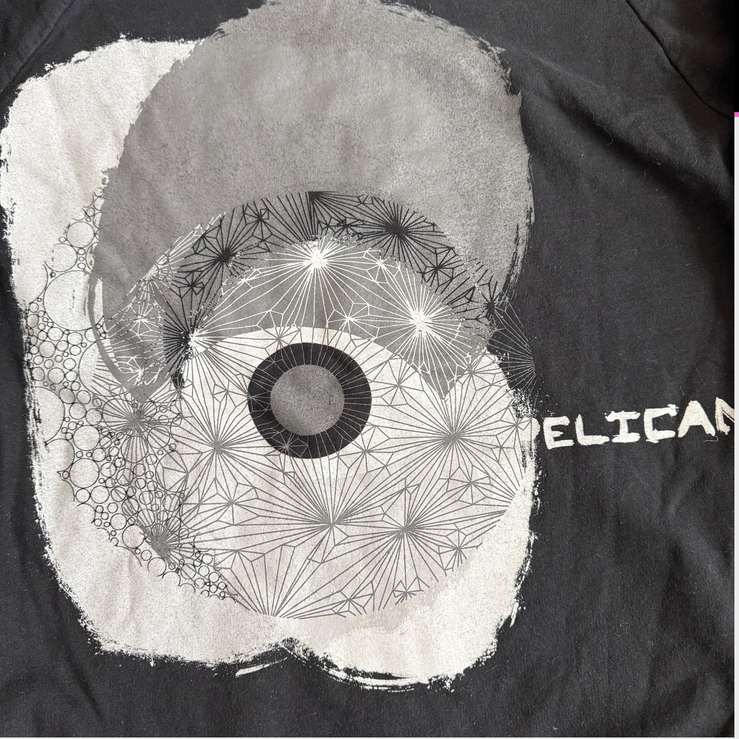 Pelican Band Geometic Zip Up Hoodie Size L American Apparel