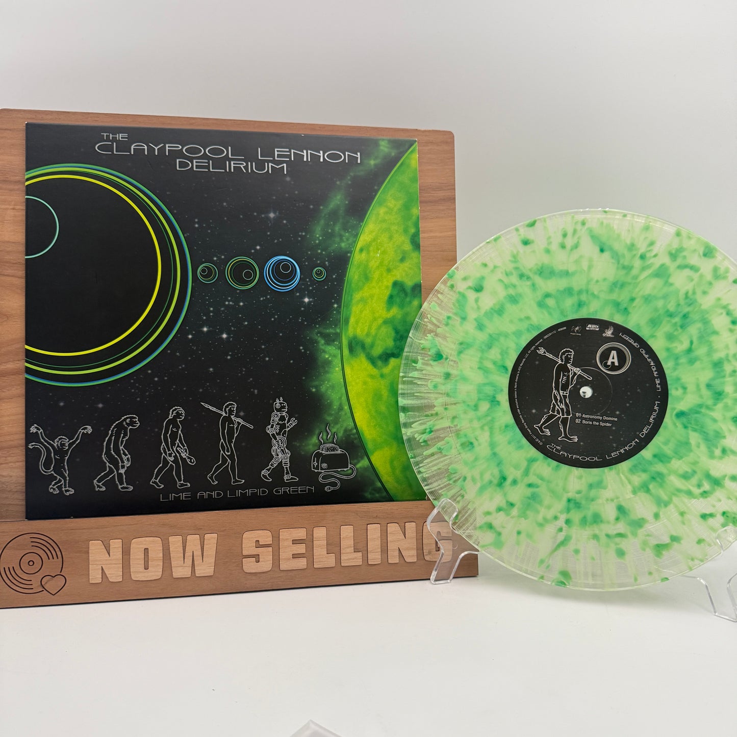 The Claypool Lennon Delirium - Lime And Limpid Green Vinyl 10" Green Splatter