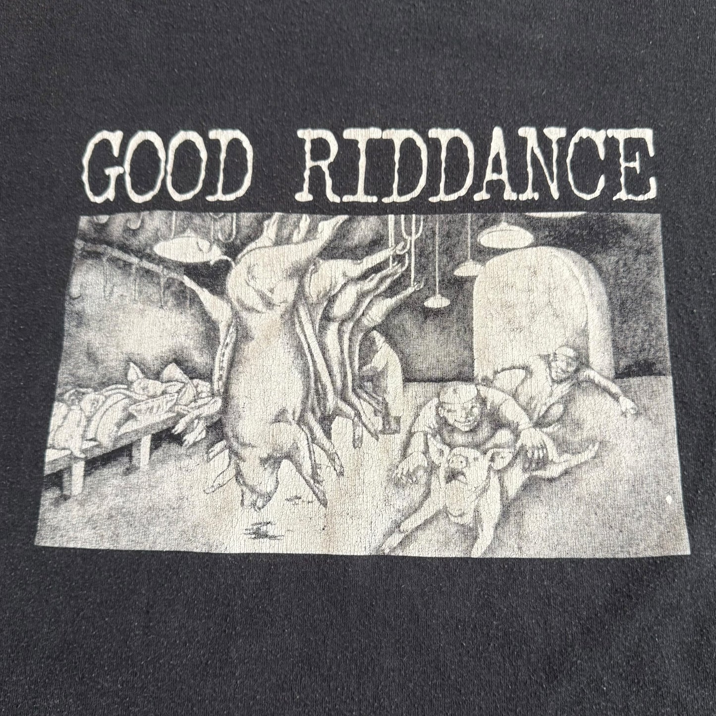 Good Riddance Band Go Vegetarian, There Is No Escape Vintage T-Shirt Size XL
