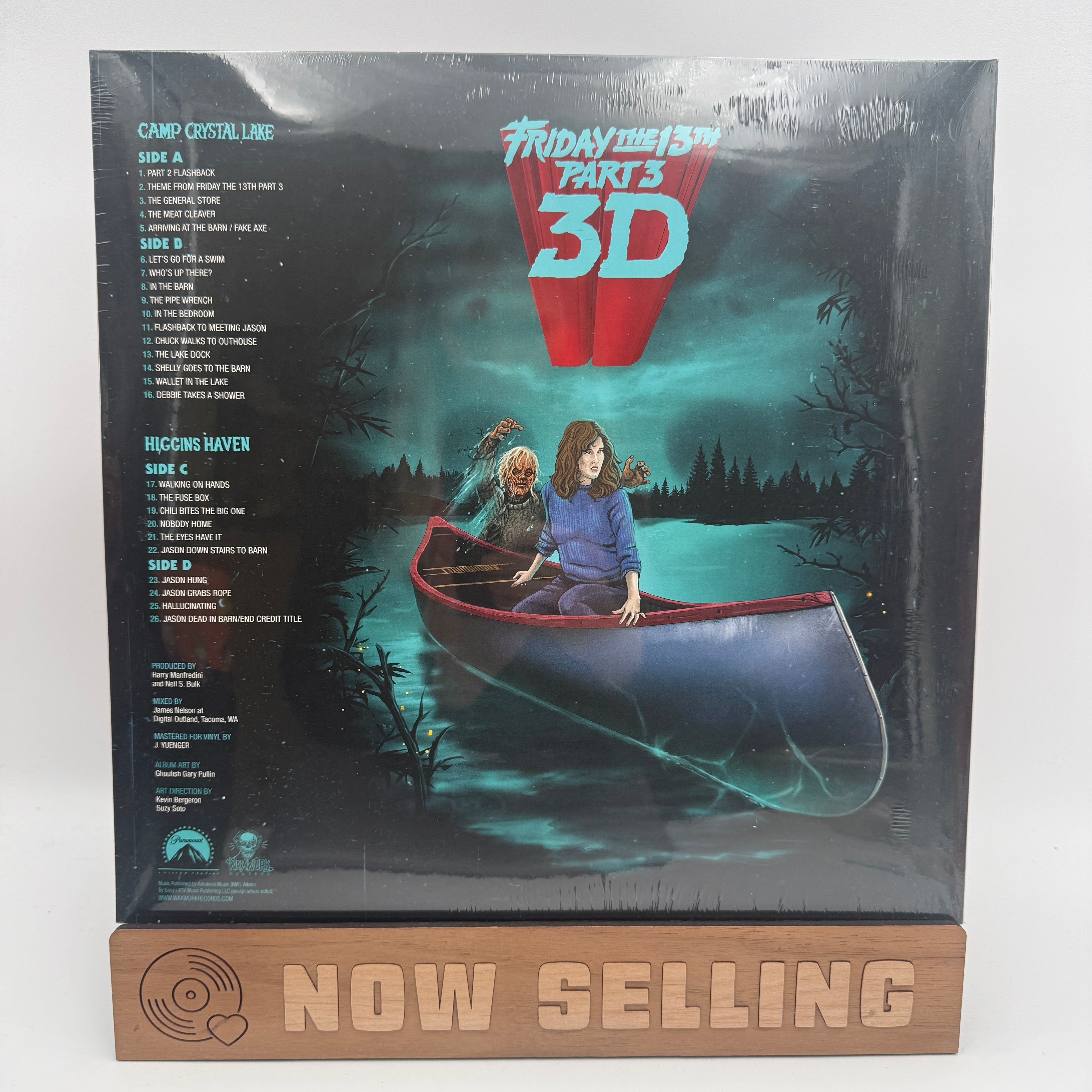 Friday The 13th Part 3 3D Soundtrack Vinyl LP Red / Blue