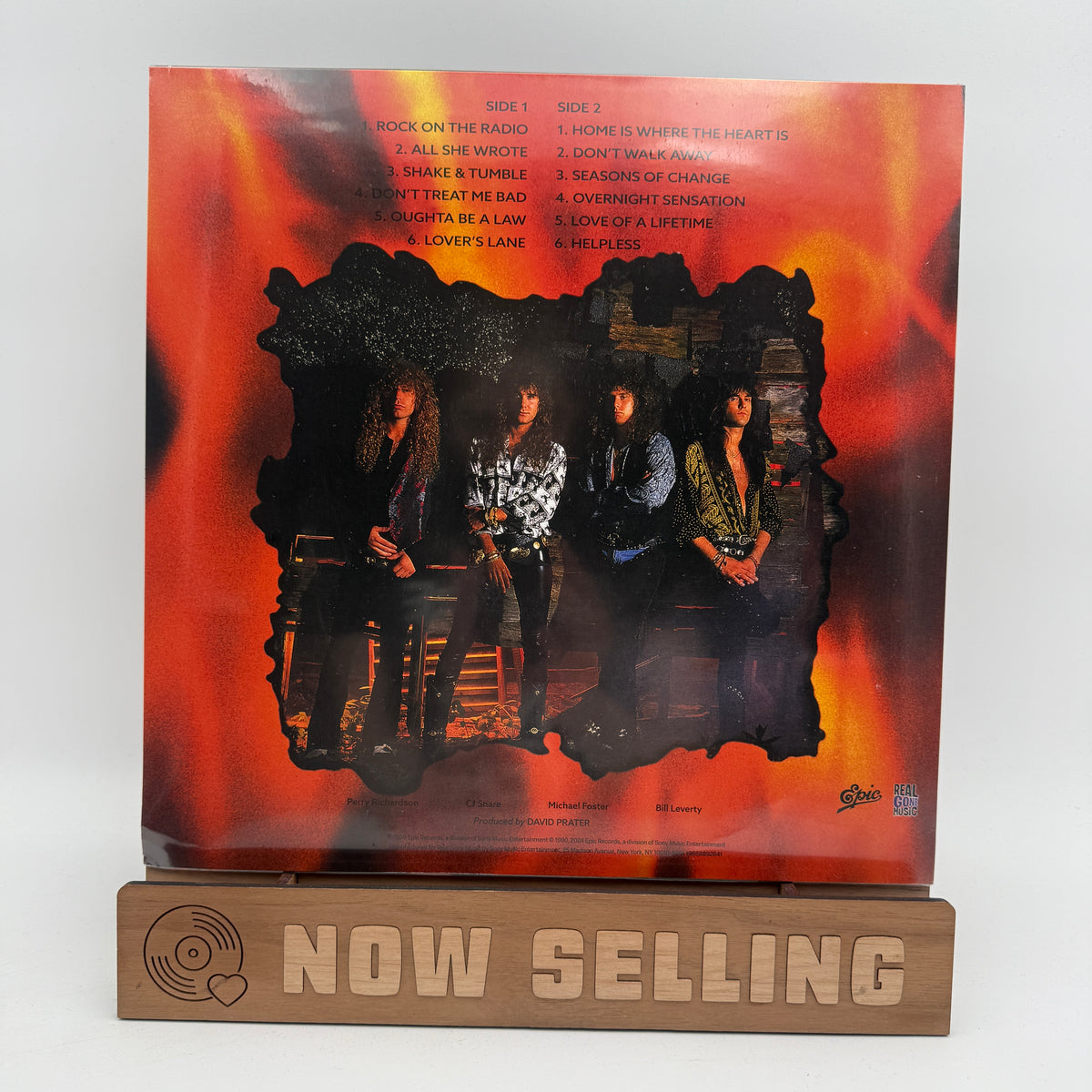 Firehouse - Firehouse Self Titled Vinyl LP Reissue Smoke & Fire SEALED