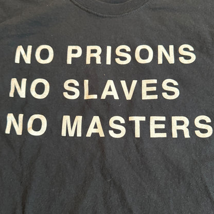 Divide and Dissolve Band No Prisoners, No Slaves, No Masters T-Shirt Size XL Doom