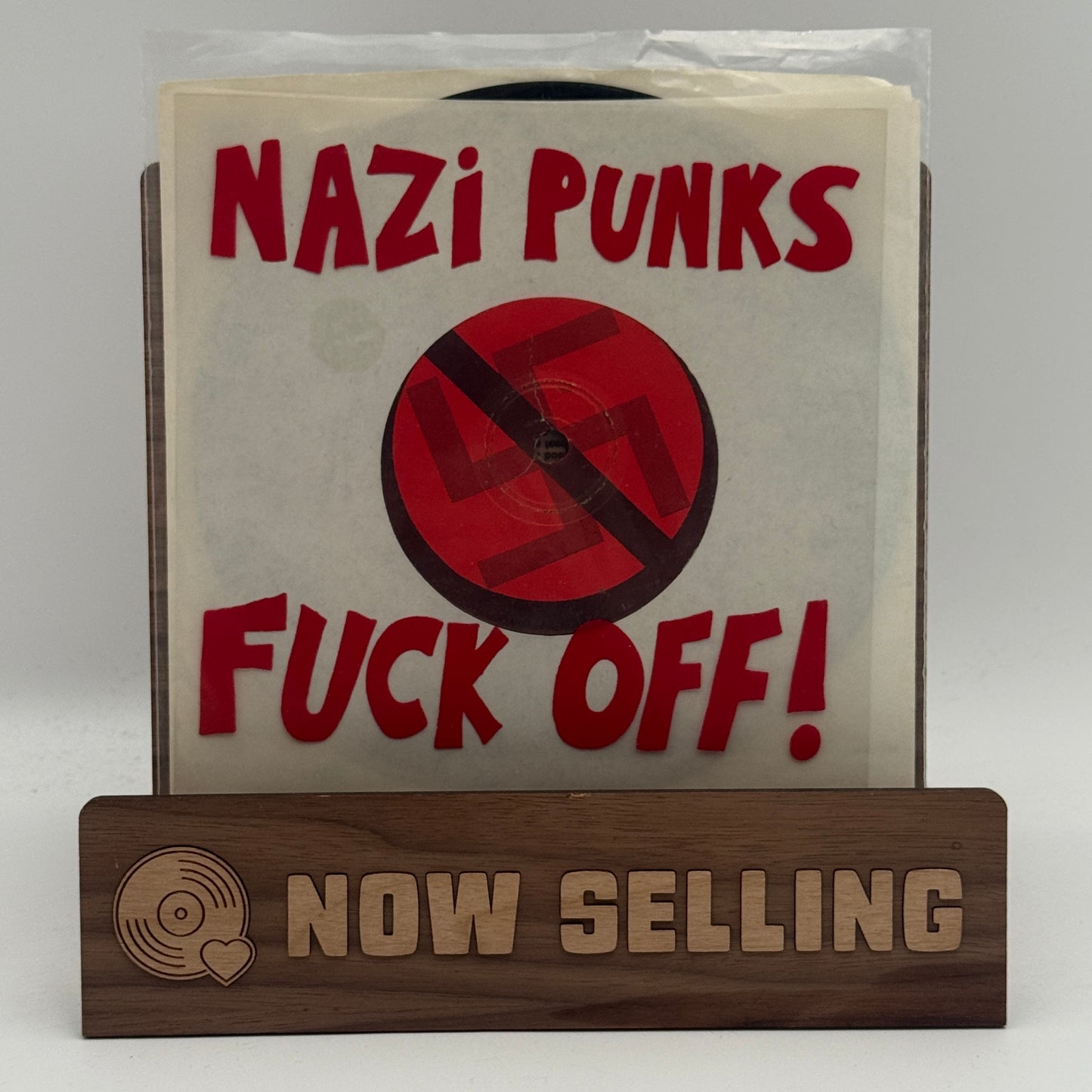 Dead Kennedys - Nazi Punks Fuck Off! / Moral Majority Vinyl 7" 1981 Repress 2 Mylar Sheets