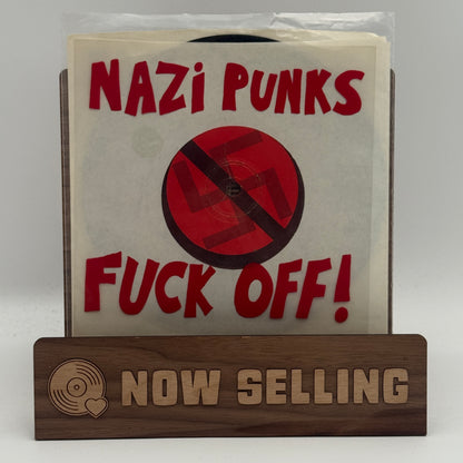 Dead Kennedys - Nazi Punks Fuck Off! / Moral Majority Vinyl 7" 1981 Repress 2 Mylar Sheets