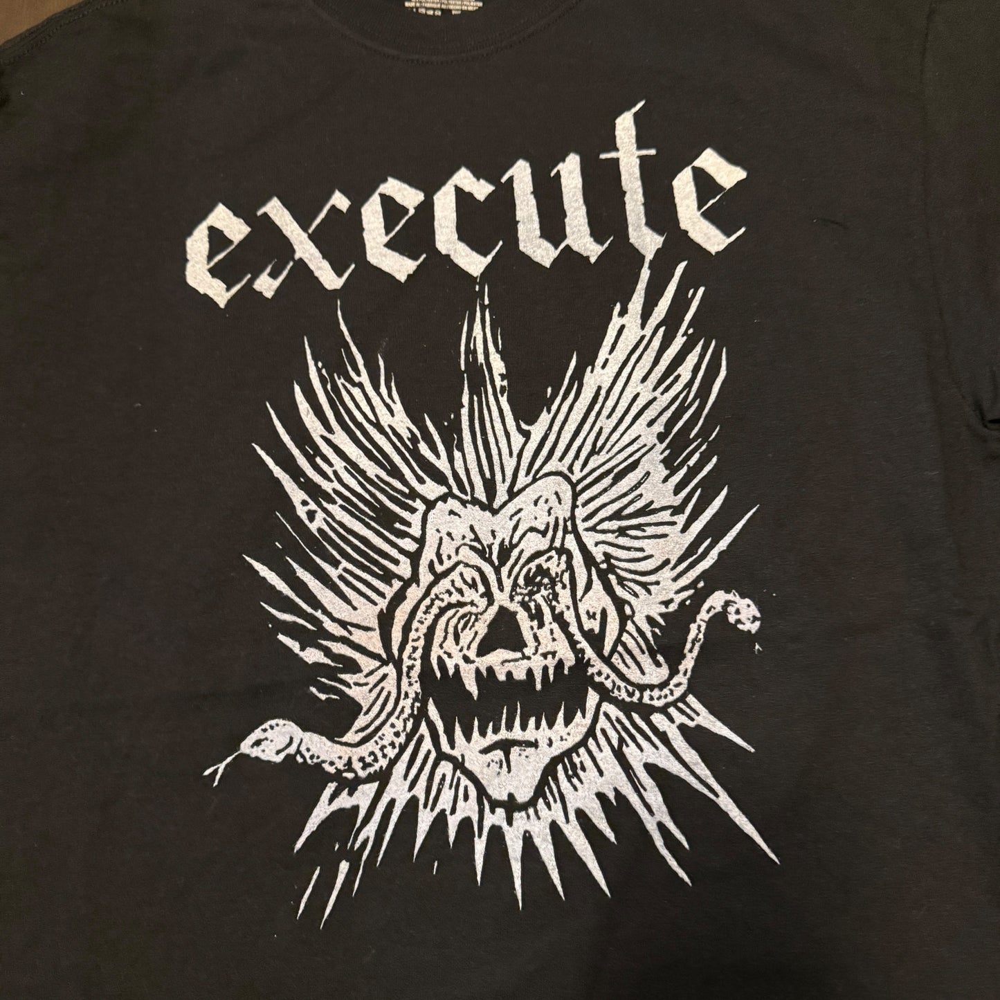 Execute Japanese Punk Band T-Shirt Size M