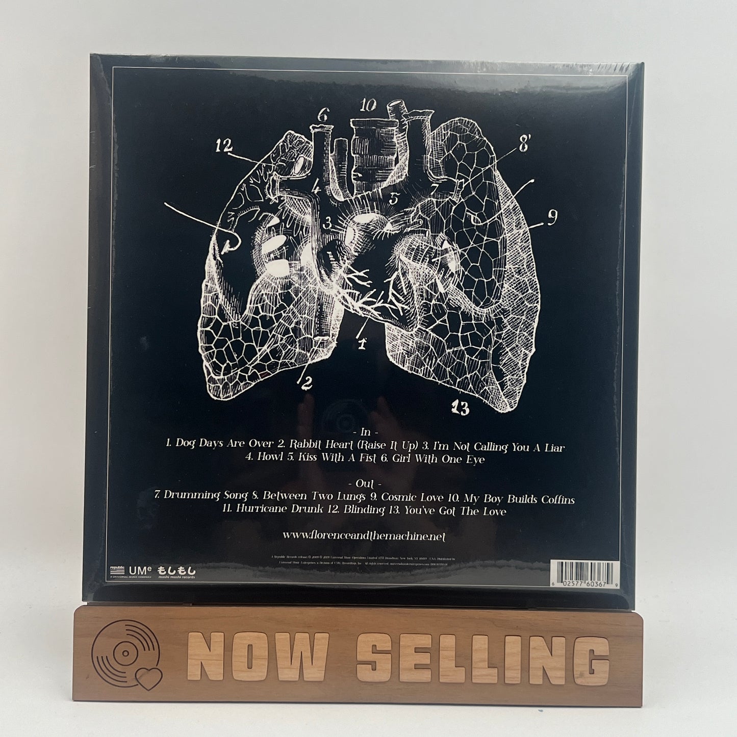 Florence + The Machine - Lungs Vinyl LP Burgundy SEALED
