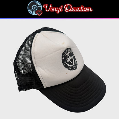 Dukes Of Nothing Band White / Black Mesh Trucker Hat Snapback Scissorfight