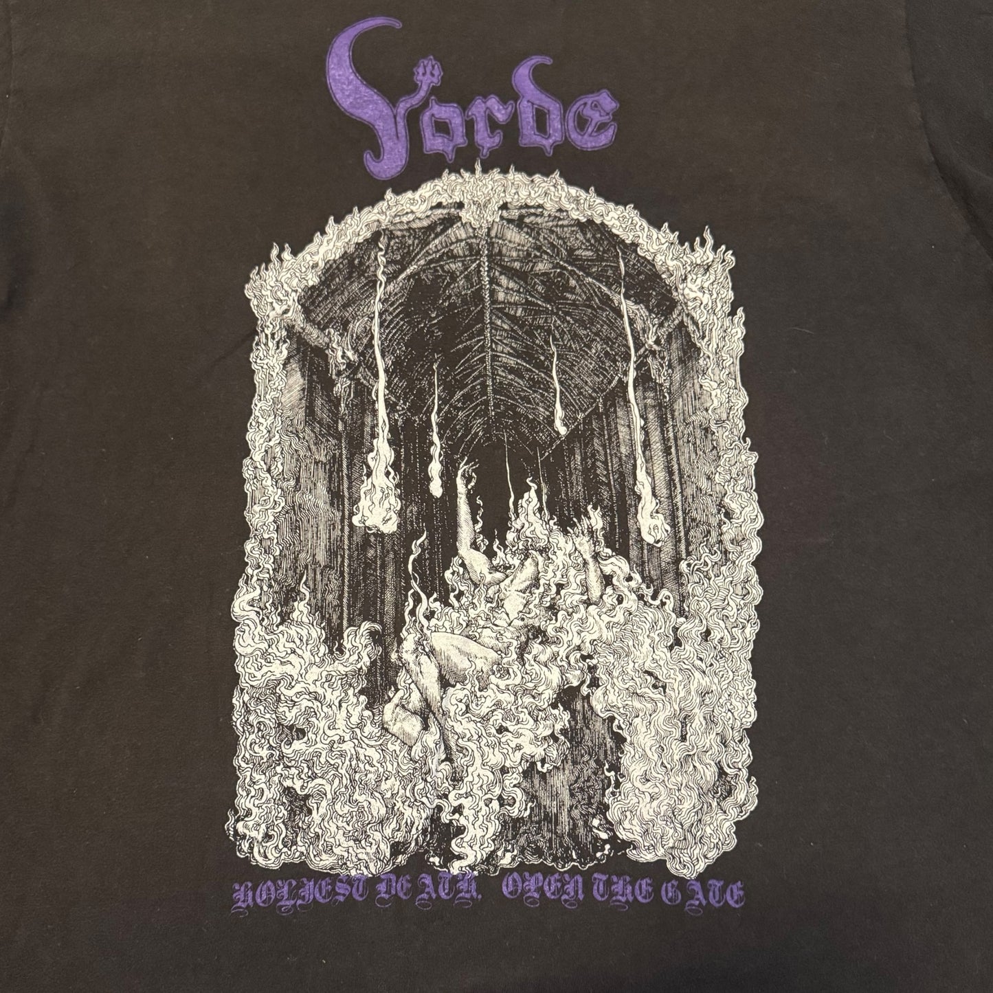 Vorde Band T-Shirt Size L Black Metal