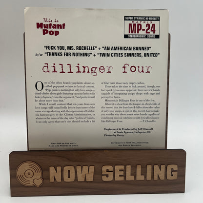 Dillinger Four - More Songs About Girlfriends & Bubblegum Vinyl 7" Original 1st Press Red