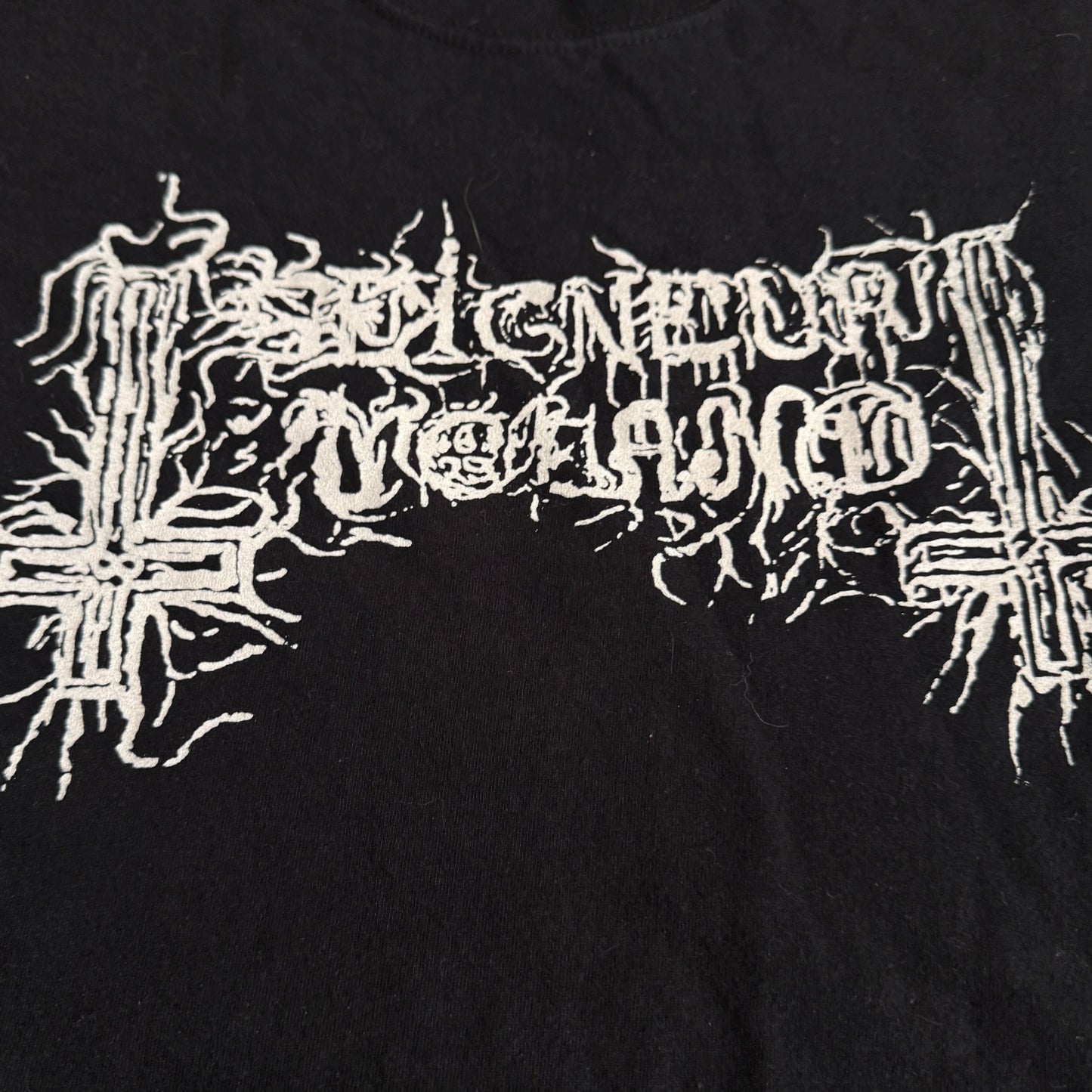 Seigneur Voland Black Metal Band Cut Sleeves T-Shirt Size XXL Kristallnacht Blessed In Sin