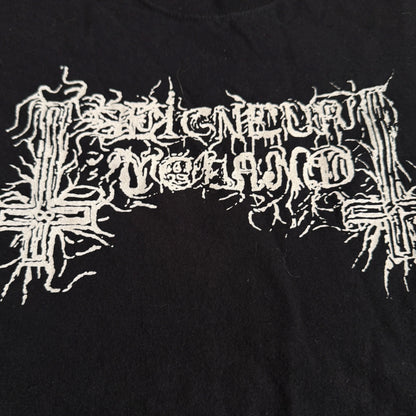 Seigneur Voland Black Metal Band Cut Sleeves T-Shirt Size XXL Kristallnacht Blessed In Sin