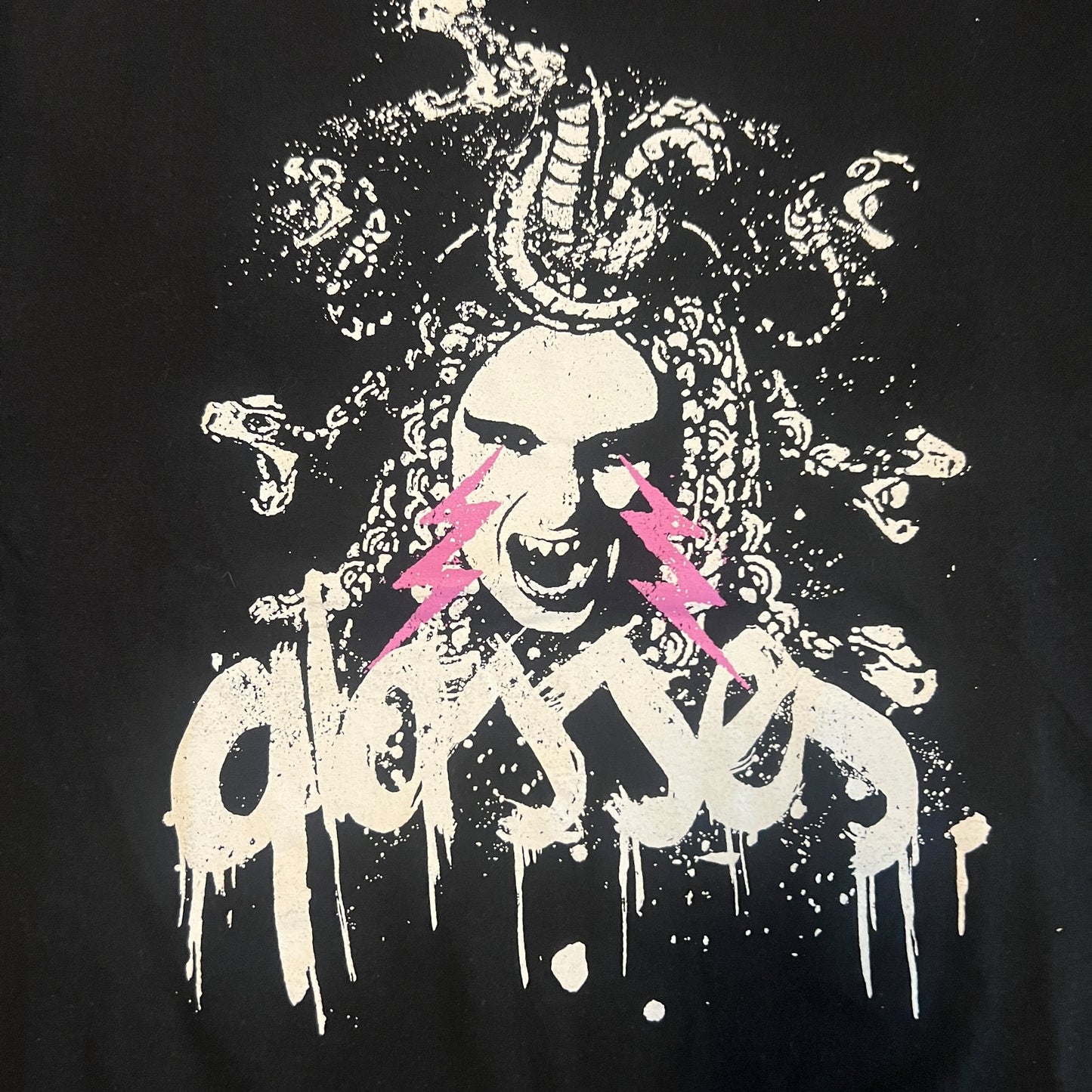 Glasses Hardcore Punk Band Medusa T-Shirt Size L