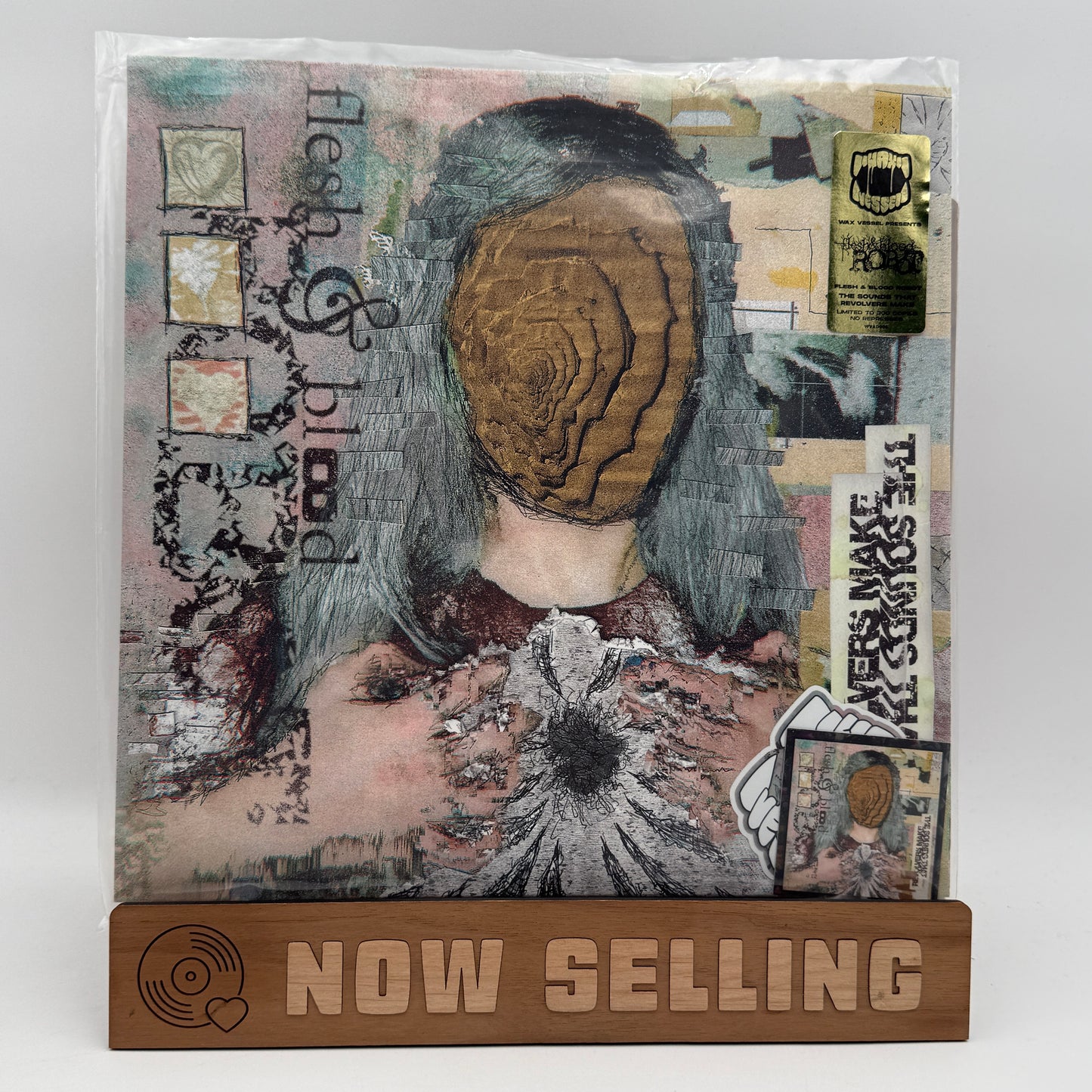 Flesh And Blood Robot - The Sounds That Revolvers Make Vinyl LP Colorwave Sig Wax Vessel