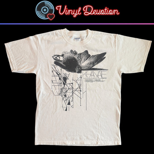 Khanate Band 2005 UK Tour Vintage White T-Shirt Size L Sunn O))) Burning Witch Thorr's Hammer