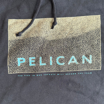 Pelican Band The Fire In Our Throats Will Beckon The Thaw Navy Vintage Pullover Hoodie Size L