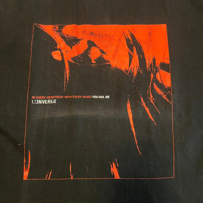 Converge Band You Fail Me In Every Heartbeat Vintage T-Shirt Size XL