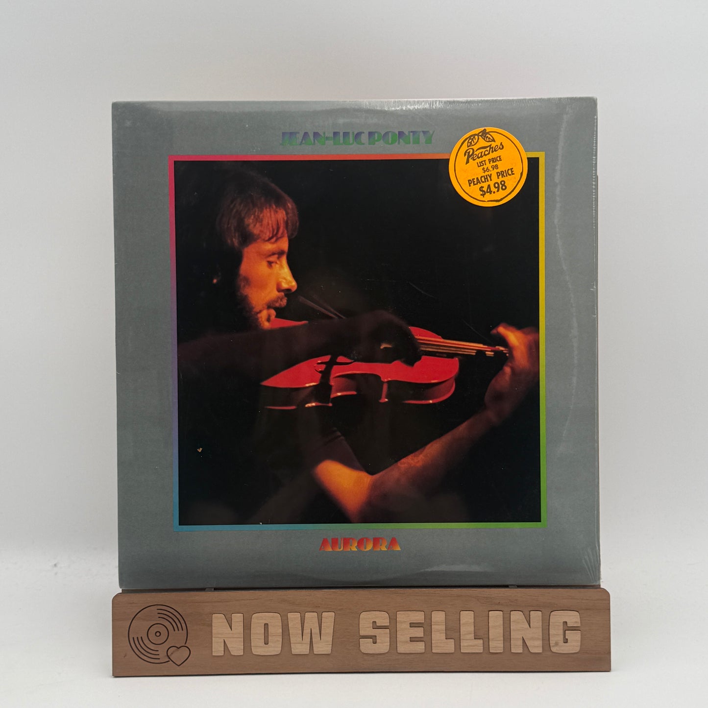 Jean-Luc Ponty 5 Vinyl Record Lot - Aurora (SEALED!), Cosmic Messenger, Taste for Passion, Mystical Adventures, Individual Choice