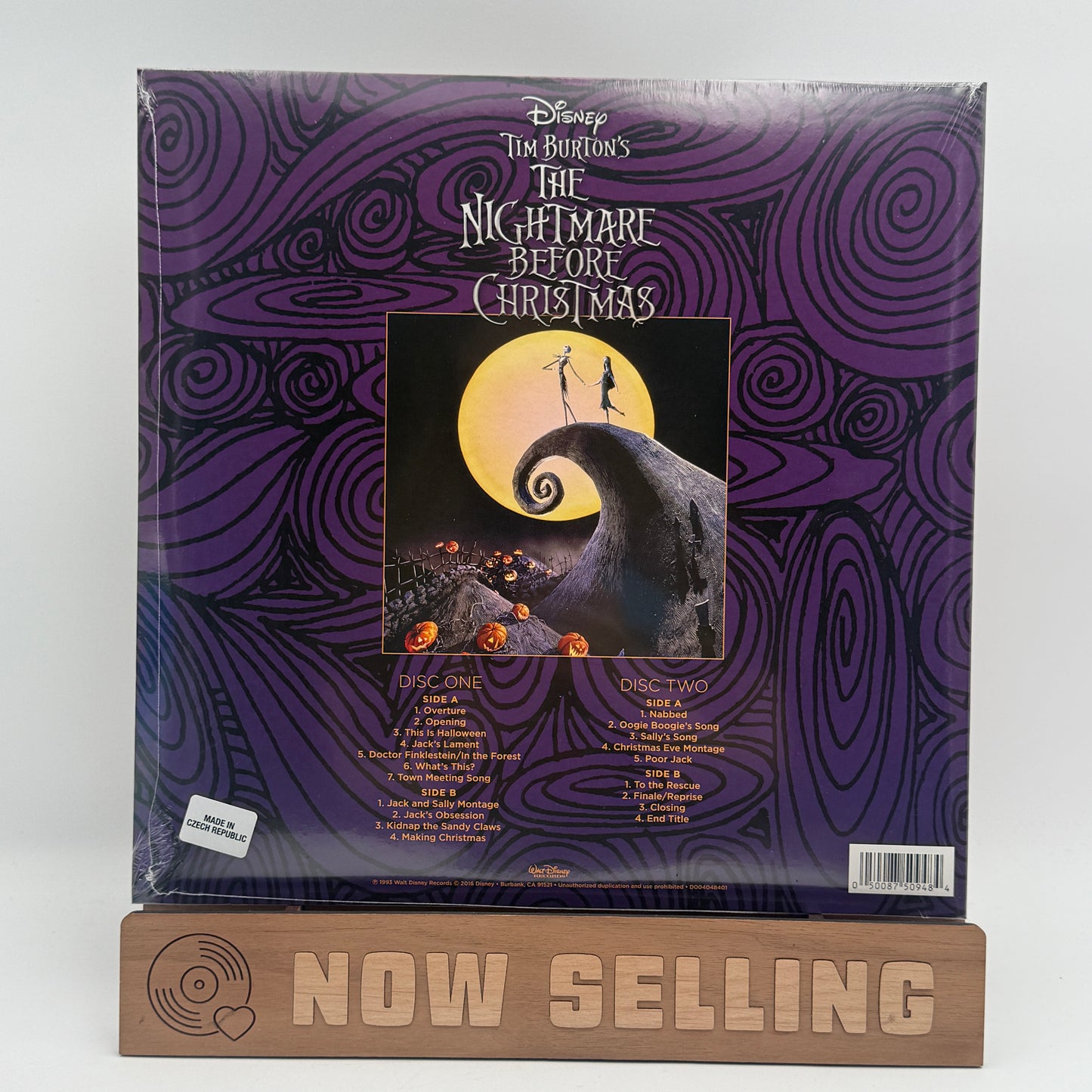 Nightmare Before Christmas Soundtrack Vinyl LP Bone & Aqua SEALED Danny Elfman