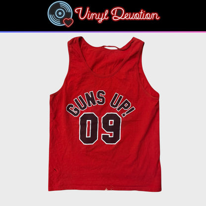 GUNS UP! Straight Edge Hardcore Band Getting Ignorant 09 Red Tank Top Size M
