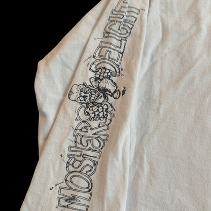 Big Contest Hardcore Band Time Will Tell White Long Sleeve T-Shirt Size M Title Fight Step Forward