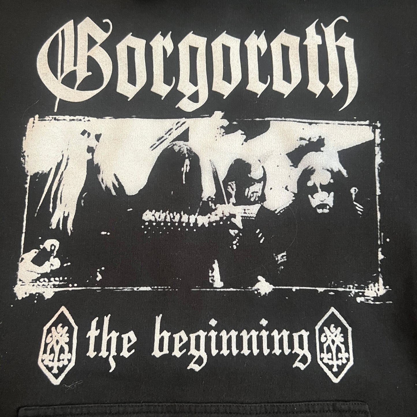 Gorgoroth Band The Beginning Pullover Hoodie Size XL