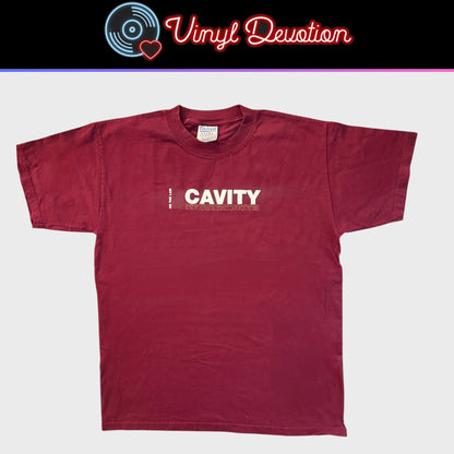 Cavity Sludge Band On The Lamb Hydra Head Maroon Vintage T-Shirt Size M EyeHateGod