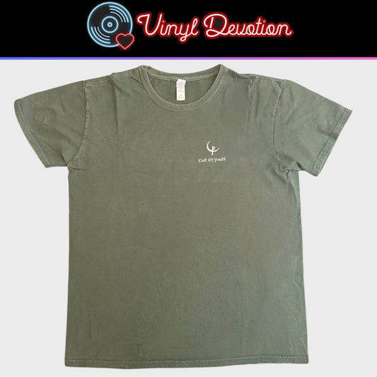 Cult Of Youth Band A Stick To Bind, A Seed To Grow 2008 Green T-Shirt Size M