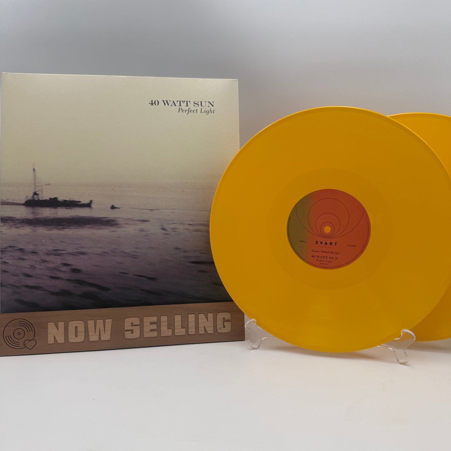40 Watt Sun - Perfect Light Vinyl LP Yellow Warning Band