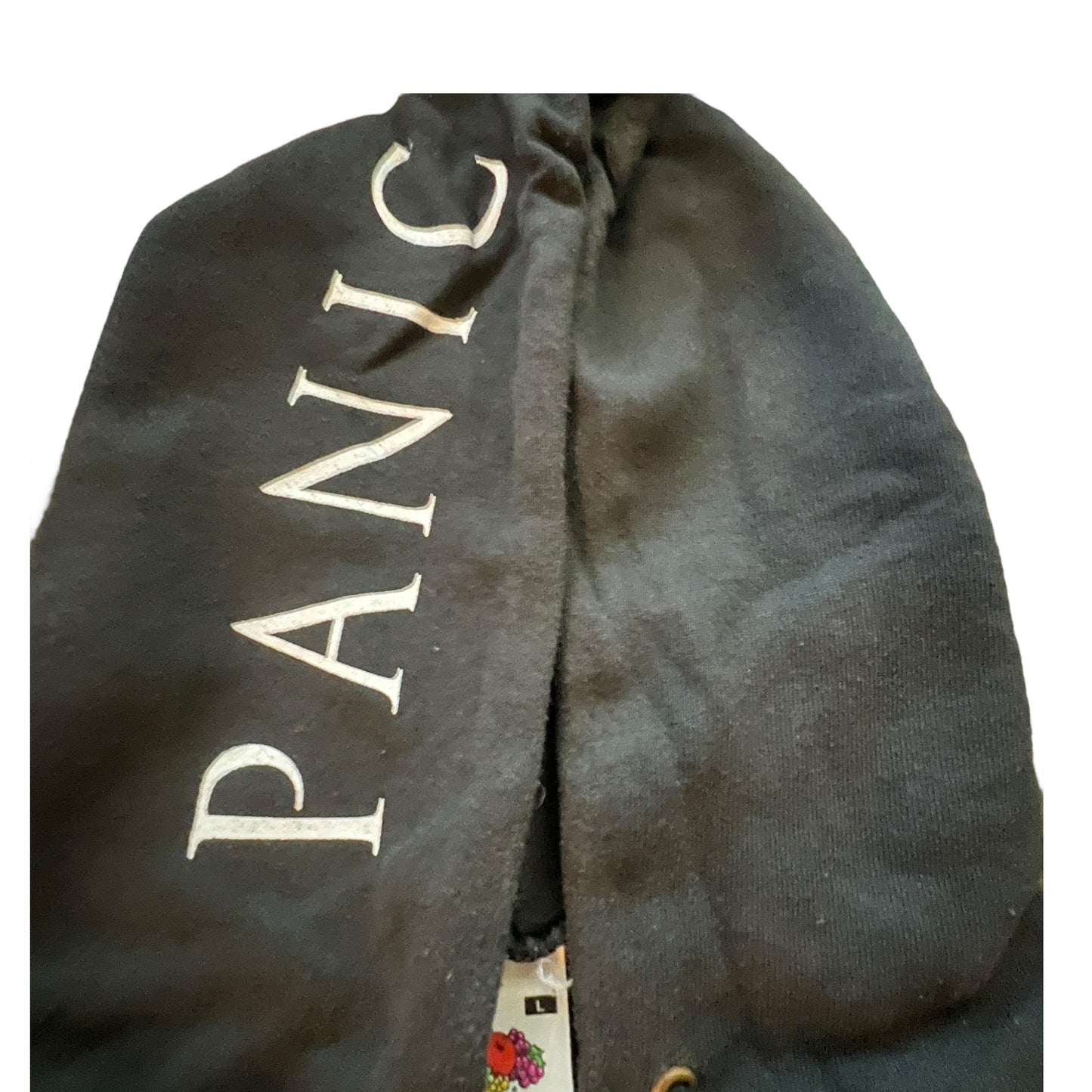 Panic Hardcore Band This Won't Be Forgotten Zip Up Hoodie Size L