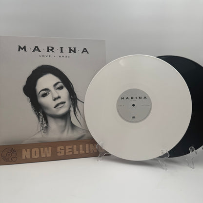 Marina - Love + Fear Vinyl LP Black / White Marina And The Diamonds