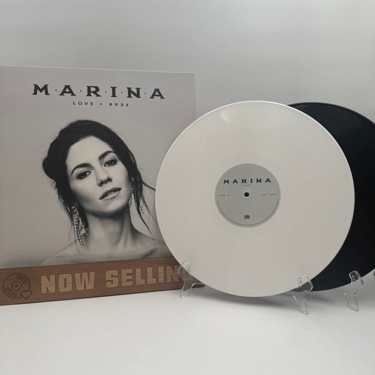 Marina - Love + Fear Vinyl LP Black / White Marina And The Diamonds