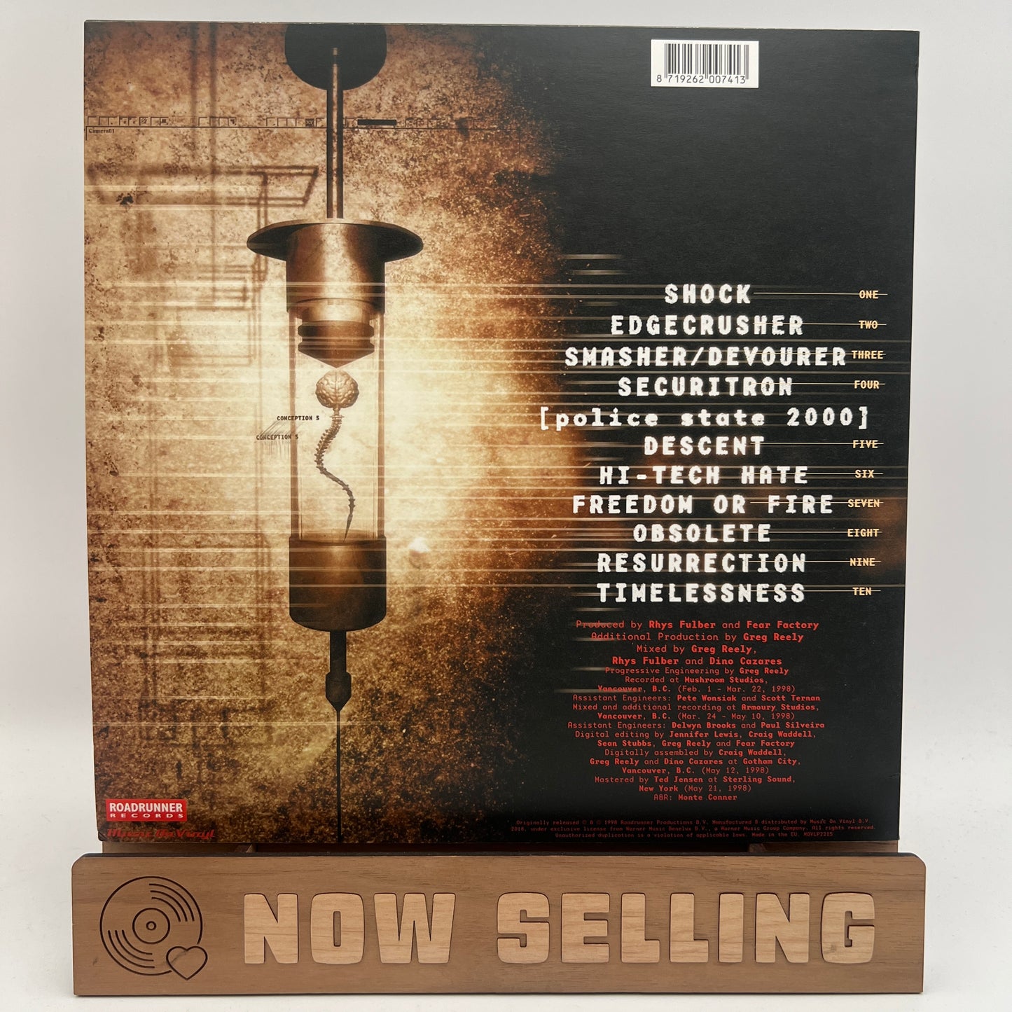 Fear Factory - Obsolete Vinyl LP Reissue 180 Gram MOV