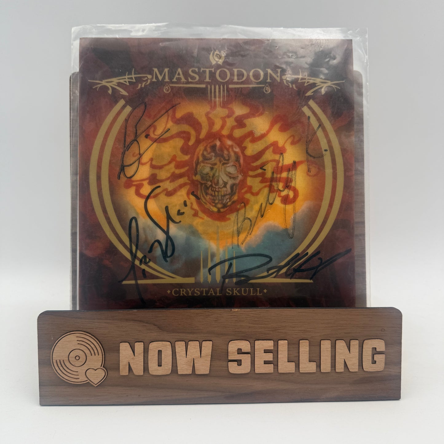 Mastodon - Crystal Skull Vinyl 7" Clear SIGNED