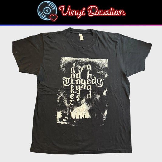 Tragedy Band Darker Days Ahead T-Shirt Size L His Hero Is Gone