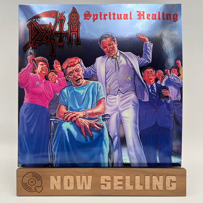 Death - Spiritual Healing Vinyl LP Custom Tri-Color Merge w/ Splatter Foil Sleeve