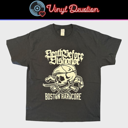Death Before Dishonor Band Boston Hardcore Skull T-Shirt Size XL